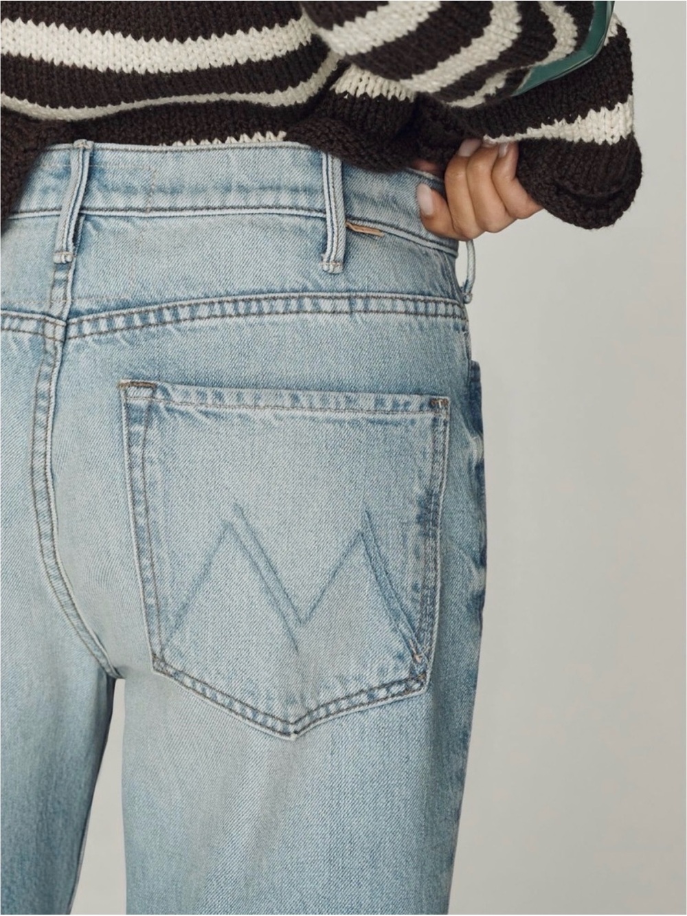 MOTHER The Hustler Roller Ankle Jeans - Picture 2 of 11